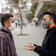 Image for article titled Conversation-Starved Man Finally Treating Bumping Into Coworker As Exquisite Treasure It Truly Is